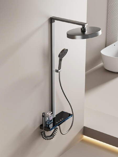 按鍵四功能淋浴花灑套裝 按鍵四功能淋浴花灑套裝